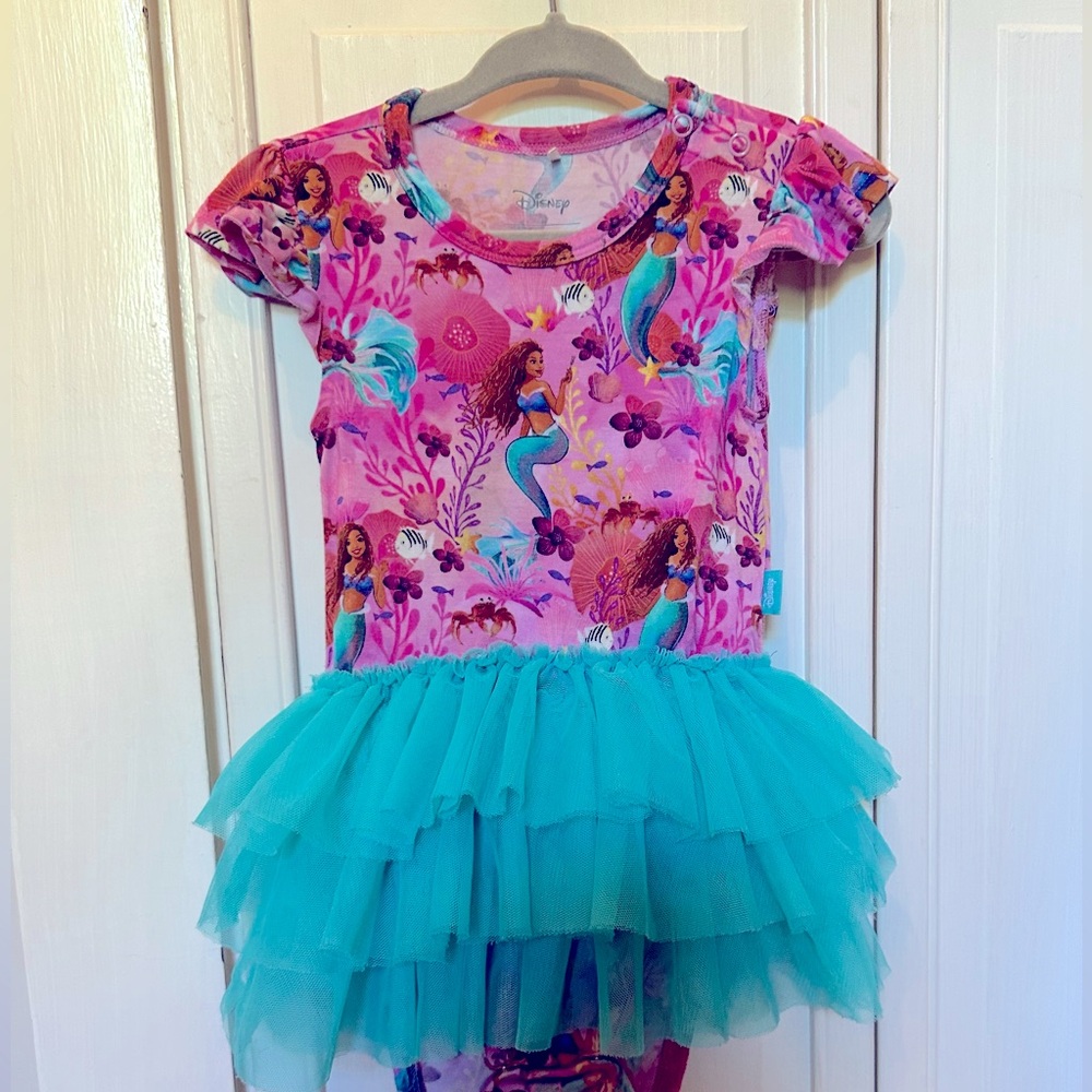 Posh Peanut Tulle Skirt Bodysuit Dress- Limited edition Disney print